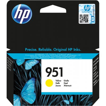 HP 951 žlutá inkoustová kazeta, CN052AE originální