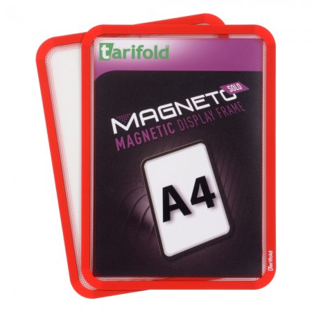 Magneto Solo - magnetický rámeček A4, červený - 2ks, obr. 1