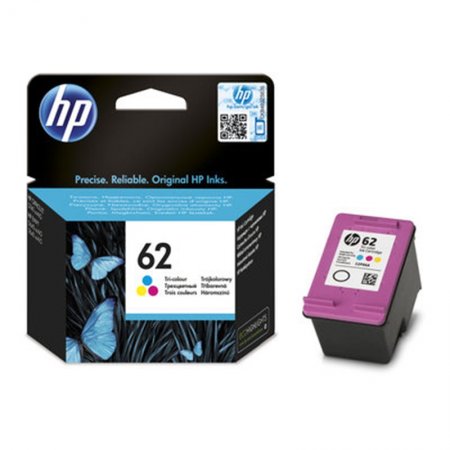 HP 62 tříbarevná inkoustová náplň (C2P06AE) originální