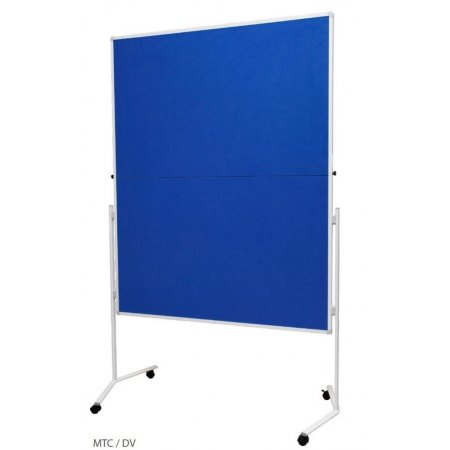 Moderační textilní tabule modrá 120x150cm - skládací, obr. 1