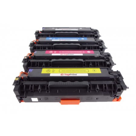 HP CB540-3A - kompatibilní sada tonerových kazet 125A, 4 barvy v provedení Topprint , obr. 1