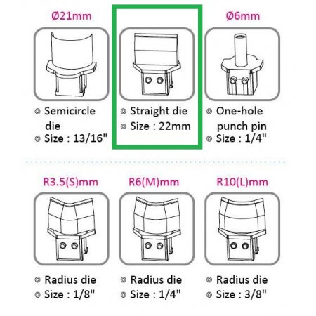 Výsekový nůž pro KW triO 9521 22 mm