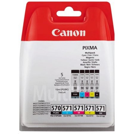 Canon PGI-570/CLI + 571 PGBK/C/M/Y/BK Multi pack originální, obr. 1