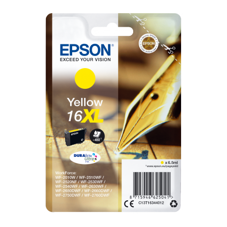 Epson Singlepack Yellow 16XL DURABrite Ultra Ink originální