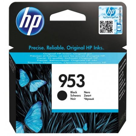 HP 953 černá inkoustová kazeta, L0S58AE originální