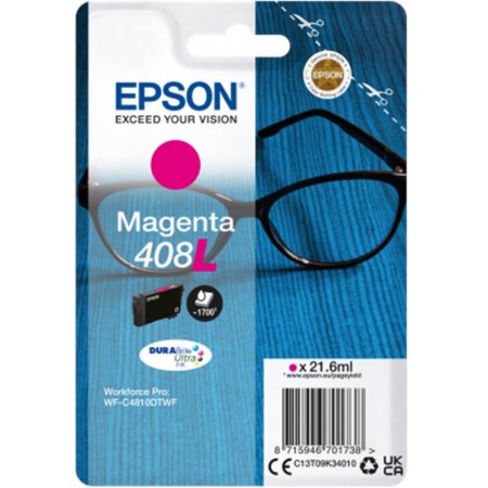 EPSON Singlepack Magenta 408L DURABrite Ultra Ink originální