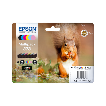 Epson Multipack 6-colours 378 Claria Photo HD Ink originální