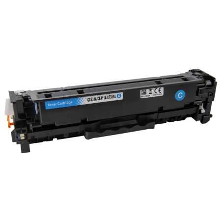 HP CE411A - kompatibilní toner modrý na 2800kopií, obr. 1