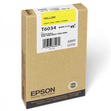 Epson T603 Yellow 220 ml originální