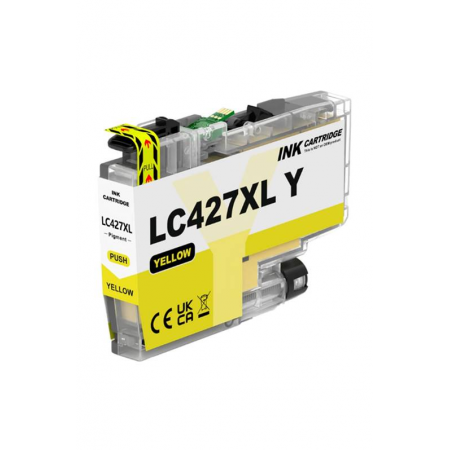 Brother LC-427 XL Y - kompatibilní inkoustová kazeta žlutá (5.000str.)