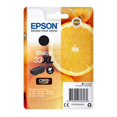 Epson Singlepack Black 33XL Claria Premium Ink originální