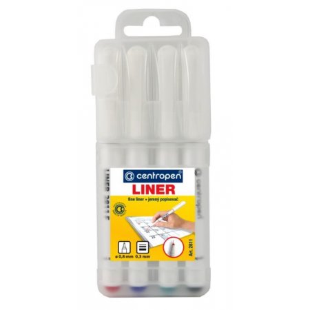 Liner Centropen 2811, sada 4 barev