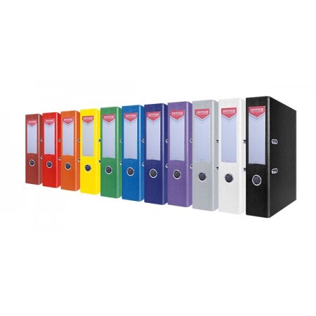 Pákový pořadač A4 Office 50 mm zelený, polypropylenový otíratelný povrch 