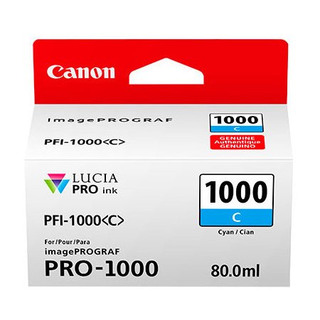 Canon PFI-1000 C, azurový originální