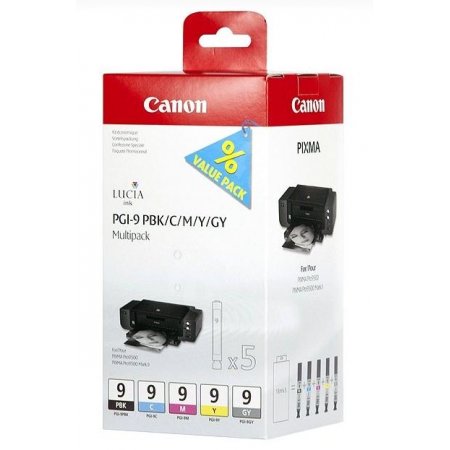 Canon PGI-9 PBK/C/M/Y/GY Multi Pack originální