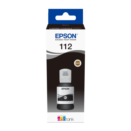 Epson 112 EcoTank Pigment Black ink bottle originální