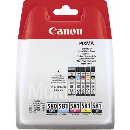 Canon INK PGI-580/CLI-581 BK/CMYK MULTI BL SEC originální