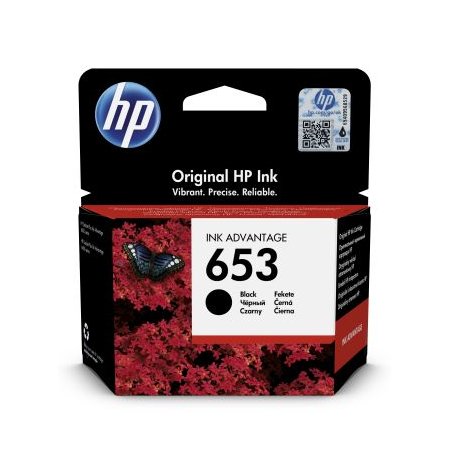 HP 653 černá inkoustová náplň (3YM75AE) originální