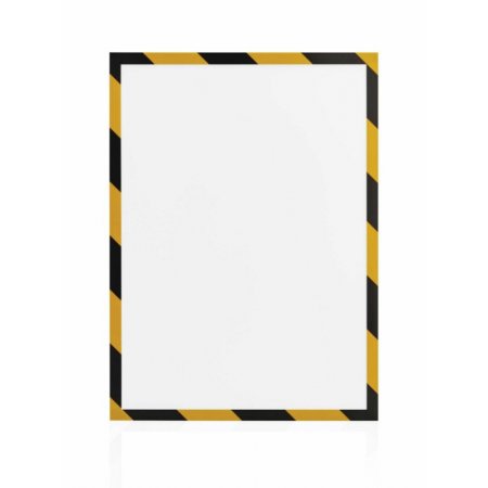 Magnetická kapsa na papír A4 - žluto-černá, obr. 1