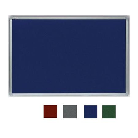 filcová tabule modrá 90x60 cm, ALU rám galvanizovaný stříbrem, obr. 1