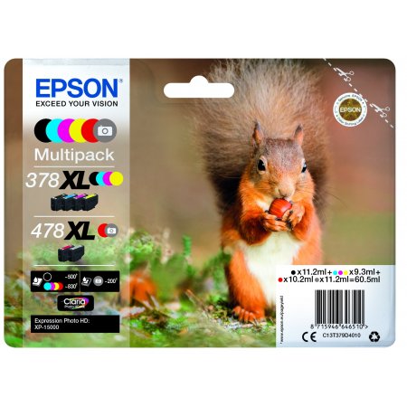 Epson Multipack 6 colours 478XL Claria Photo HD originální