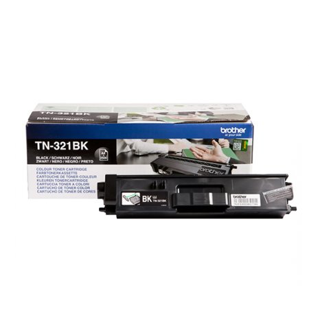 Brother TN-321BK, toner black, 2 500 str. originální