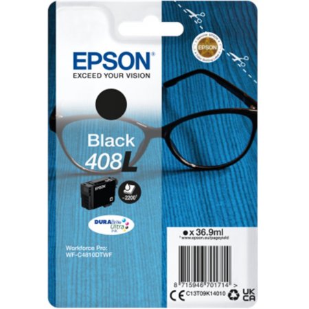 EPSON Singlepack Black 408L DURABrite Ultra Ink originální