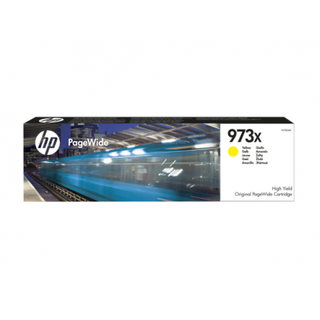 HP 973X žlutá inkoustová kazeta, F6T83AE originální