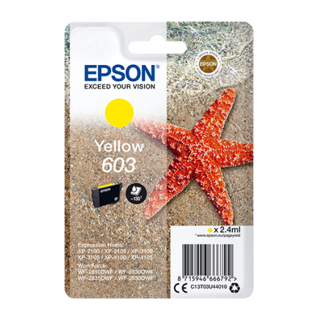 Epson singlepack, Yellow 603 originální