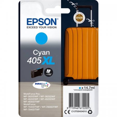 Epson Singlepack Cyan 405XL DURABrite Ultra Ink originál