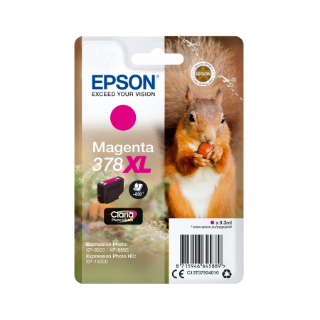 Epson Singlepack Magenta 378 XL Claria Photo HD originální