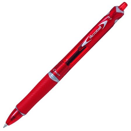 Kuličkové pero Pilot Acroball, červená