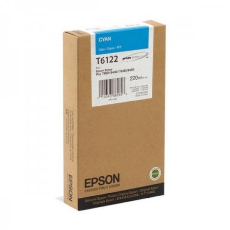 Epson T612  220ml Cyan originální