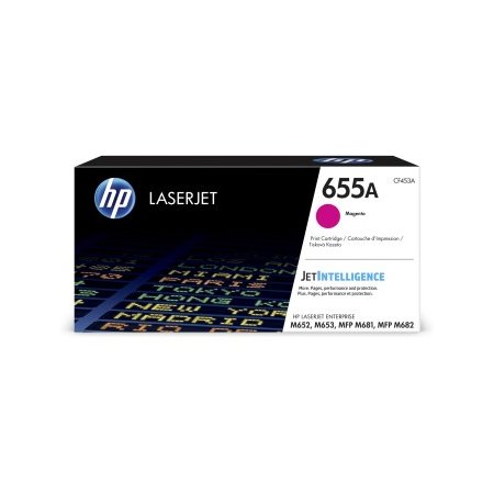 HP 655A purpurová LaserJet Cartridge, CF453A originální