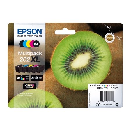 EPSON multipack 5 barev,202XL Premium, XL originální