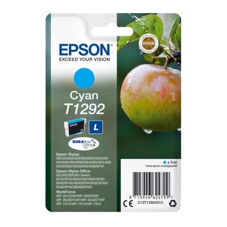 Epson Singlepack Cyan T1292 DURABrite Ultra Ink originální