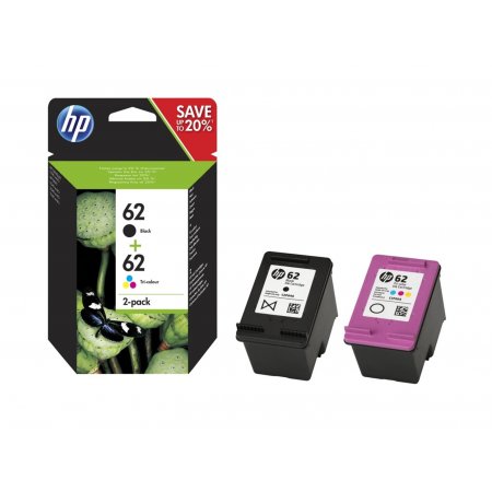 HP 62 inkoustové náplně CMYK (N9J71AE) originální