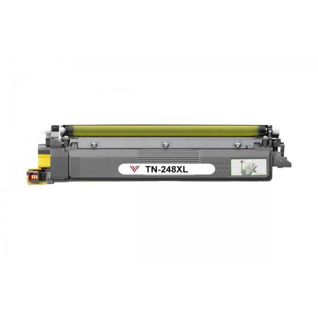 Brother TN-248XL Y - kompatibilní žlutý toner, XL kapacita s novým čipem