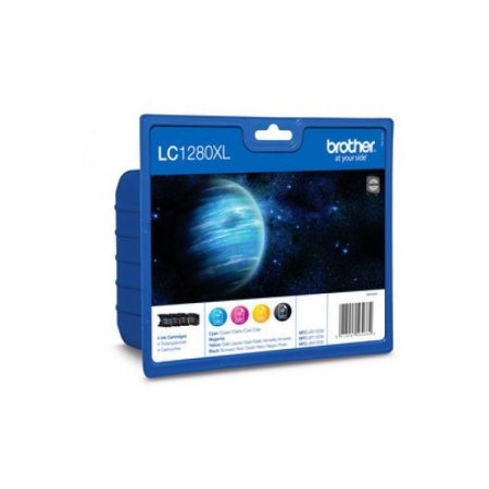 LC-1280XLVALBP (inkoust multipack-černá+tři barvy) originální