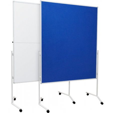 Moderační textilní tabule modrá 120x150 cm, obr. 1