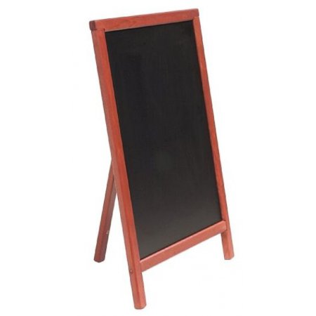 Nabídková stojanová tabule jednostranná s opěrkou 55x85 cm, mahagon, obr. 1
