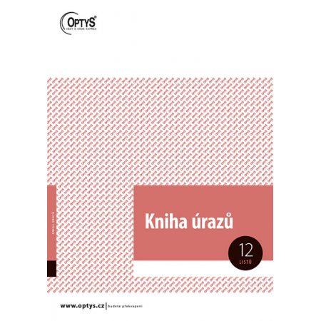 Kniha úrazů A4, obr. 1