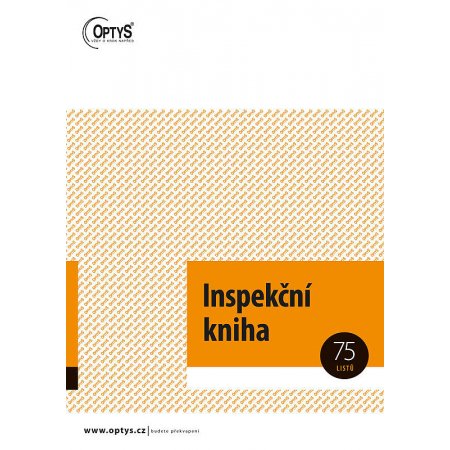 Inspekční kniha A4, obr. 1