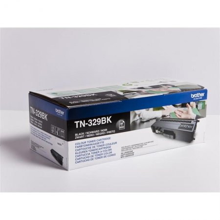 Brother TN-329BK, toner black, 6 000 str. originální