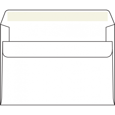Obálky C6 samolepící - dopisní obálky se samolepící klopou, 50ks 