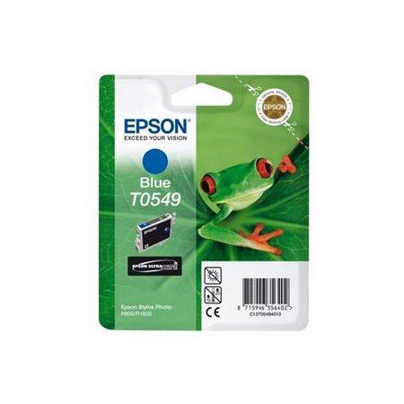 EPSON SP R800 Blue Ink Cartridge T0549 originální