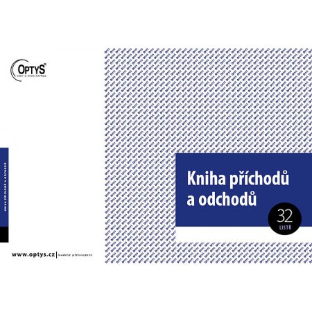 Kniha příchodů a odchodů A4, 32 listů, obr. 1