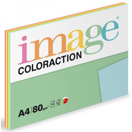 Xerografický papír Coloration, A4, 80g, 5x20 listů  