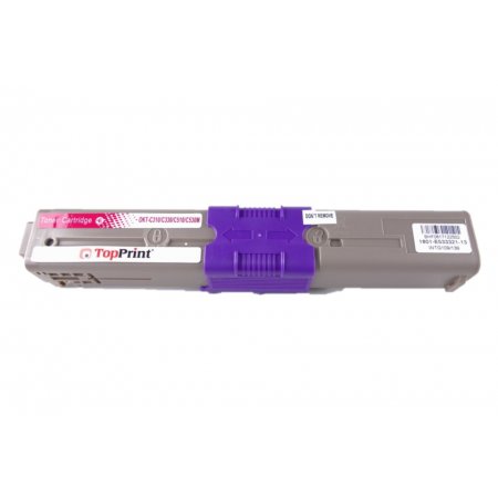 OKI 44469705 - kompatibilní toner C310, C510, Topprint červená na 2000kopií 