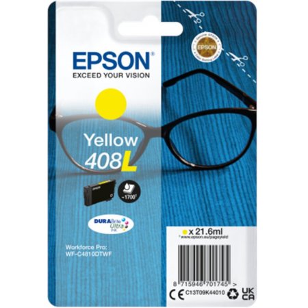EPSON Singlepack Yellow 408L DURABrite Ultra Ink originální